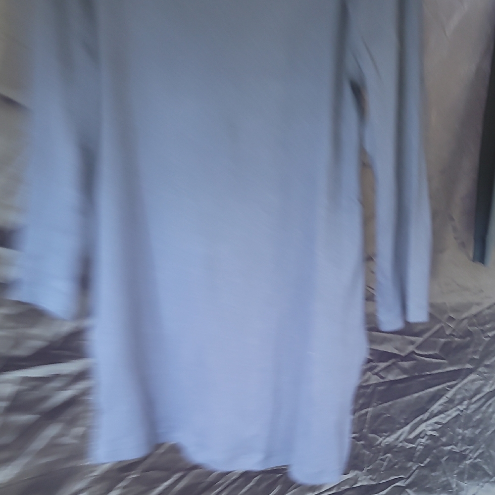 Karen Scott Deep Blue Long Sleeve Top